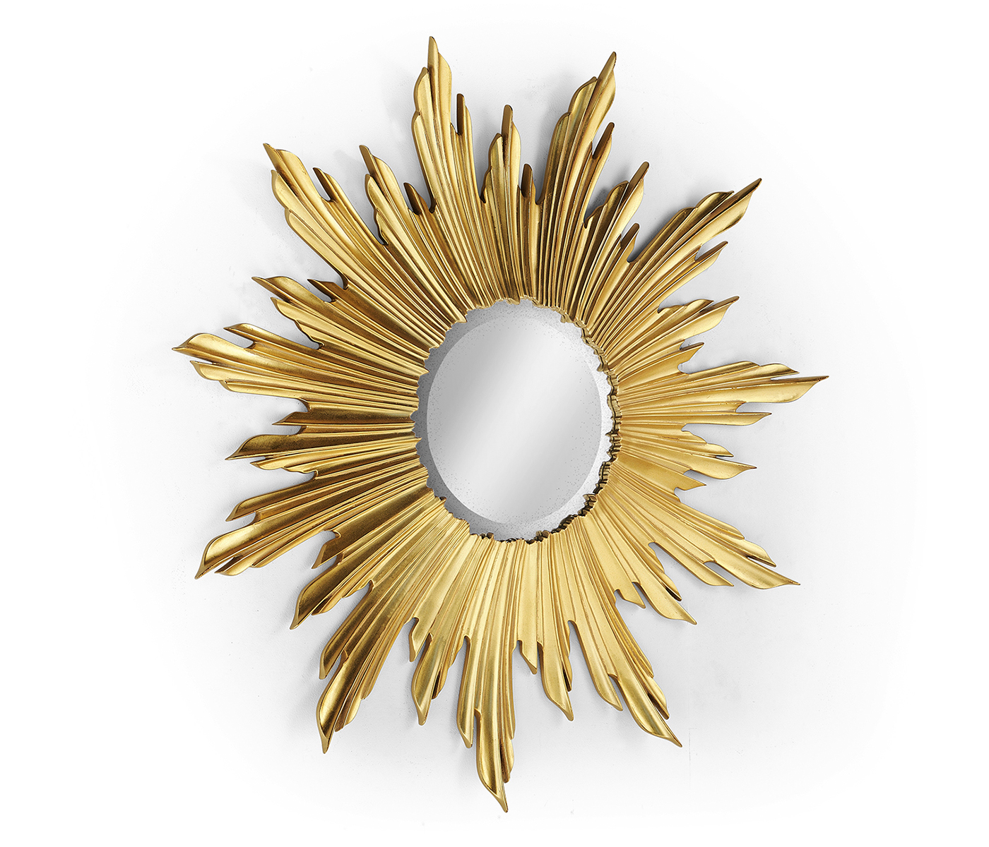 Small Gilded Sunburst Mirror