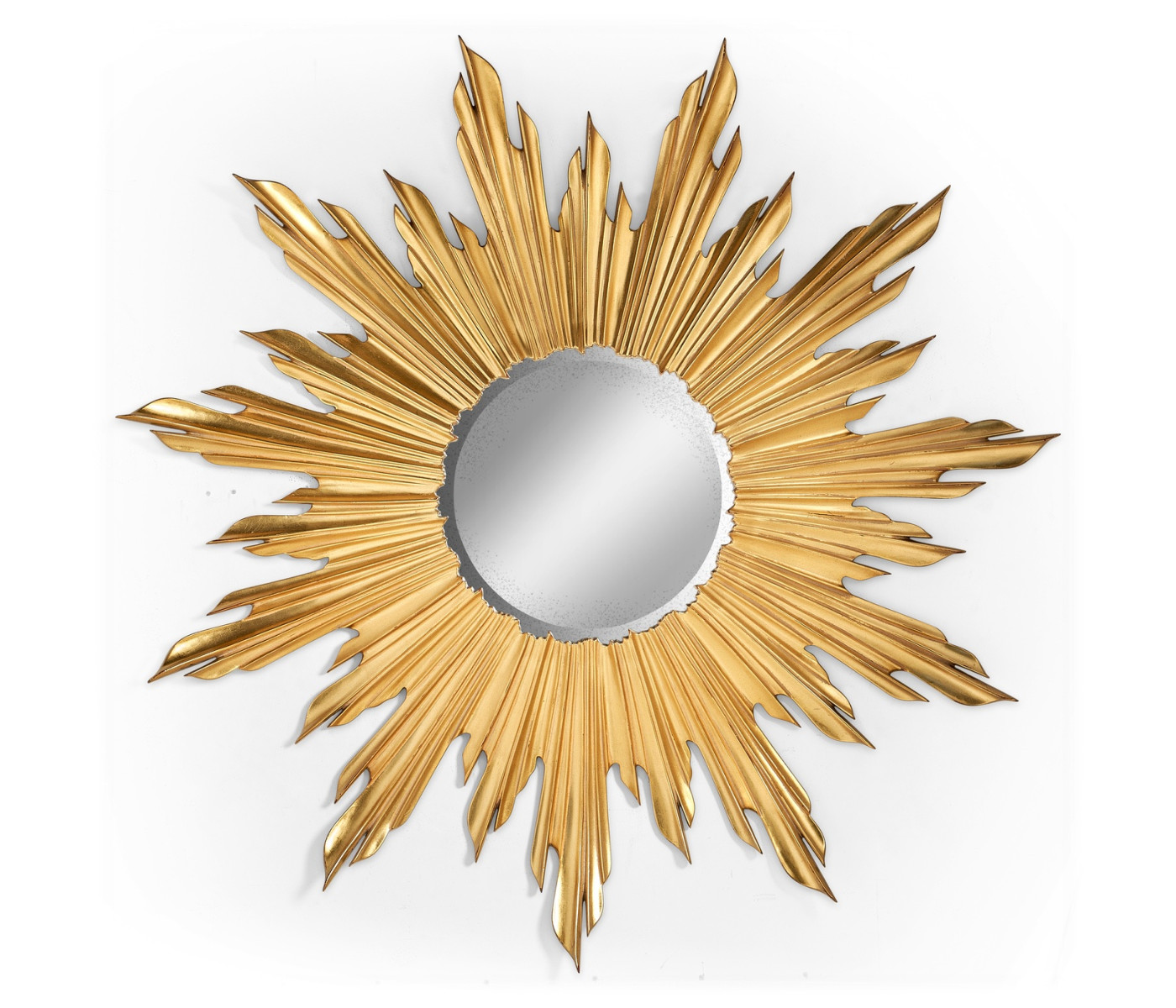 Small Gilded Sunburst Mirror