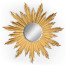 Small Gilded Sunburst Mirror