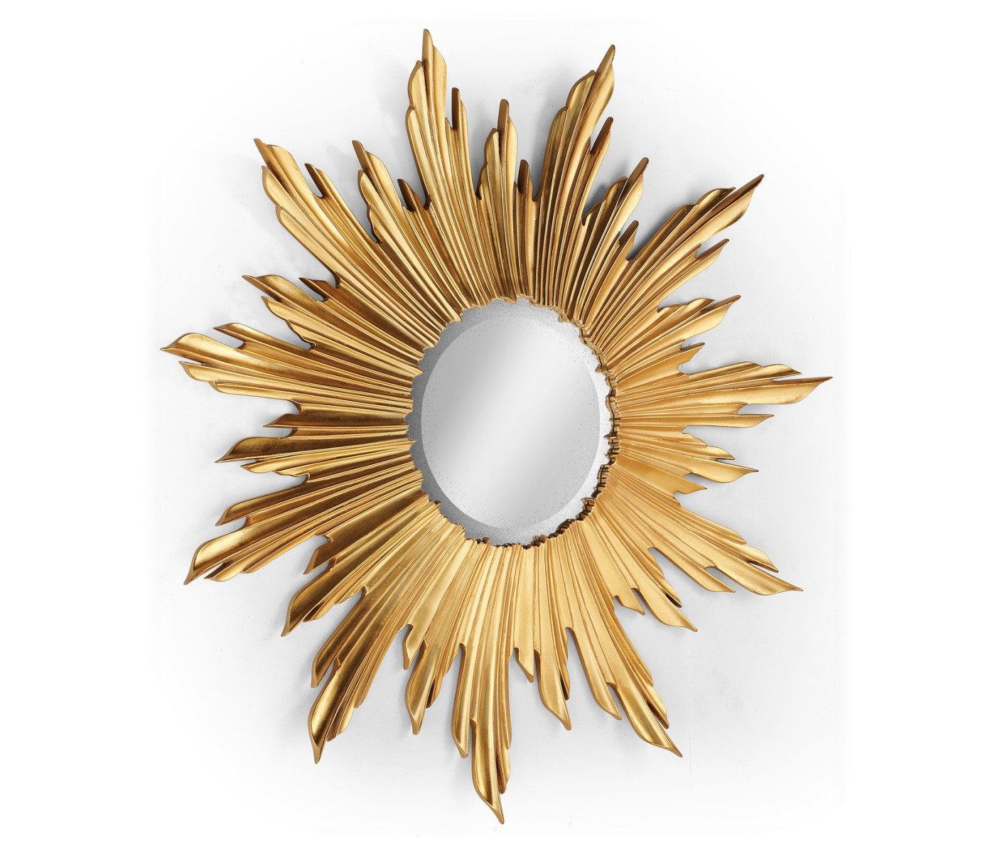 Small Gilded Sunburst Mirror