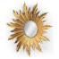 Small Gilded Sunburst Mirror