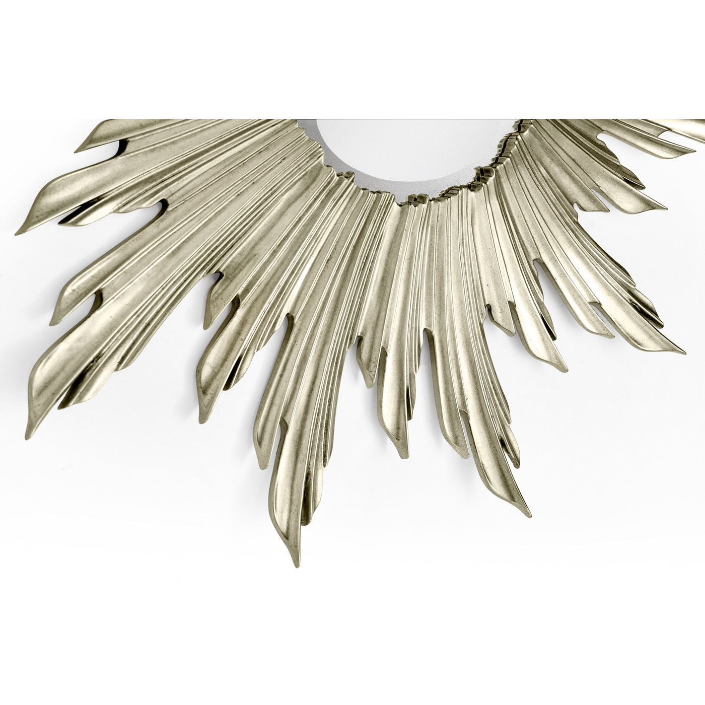 Small Silver Sunburst Mirror