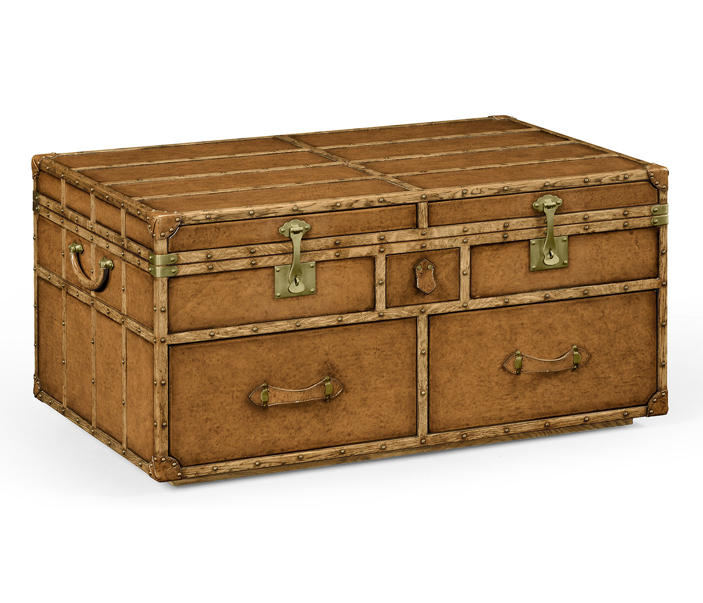 Travel Trunk Style Coffee Games Table