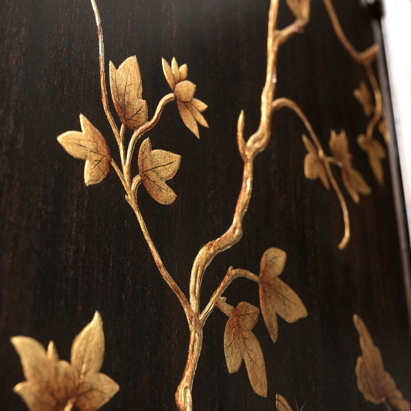 Queen Anne Walnut Bureau with Chinoiserie Interior & Mirrored Doors