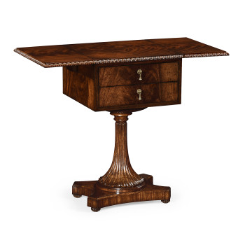 William IV Mahogany Table with Side Panels