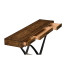 Hammered Iron Console 36