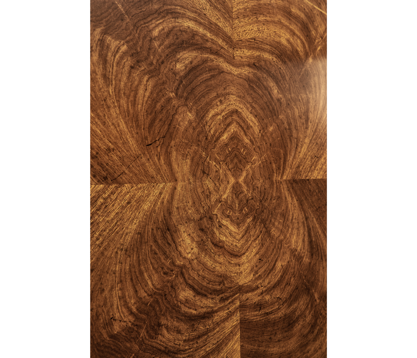 Large Gothic Walnut China Cabinet