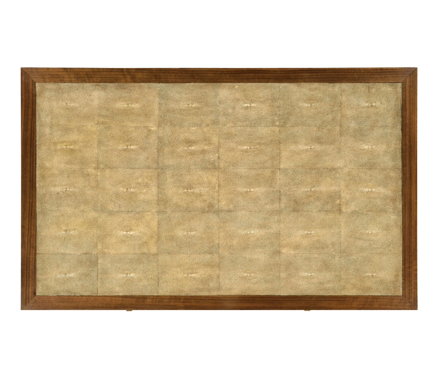 Ivory Shagreen Coffee Table with Drawers