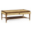 Ivory Shagreen Coffee Table with Drawers