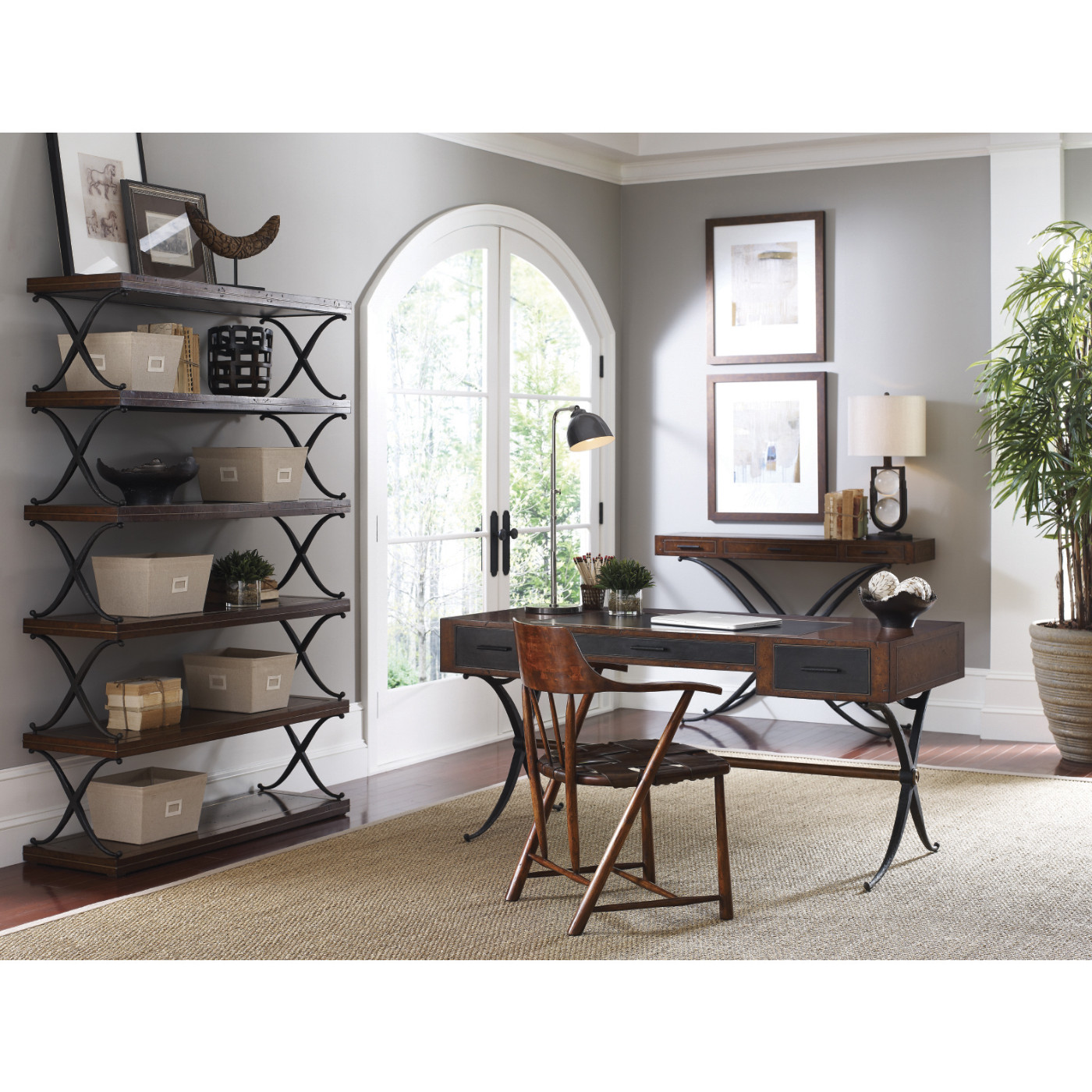 Hammered Iron Six Tier Étagère