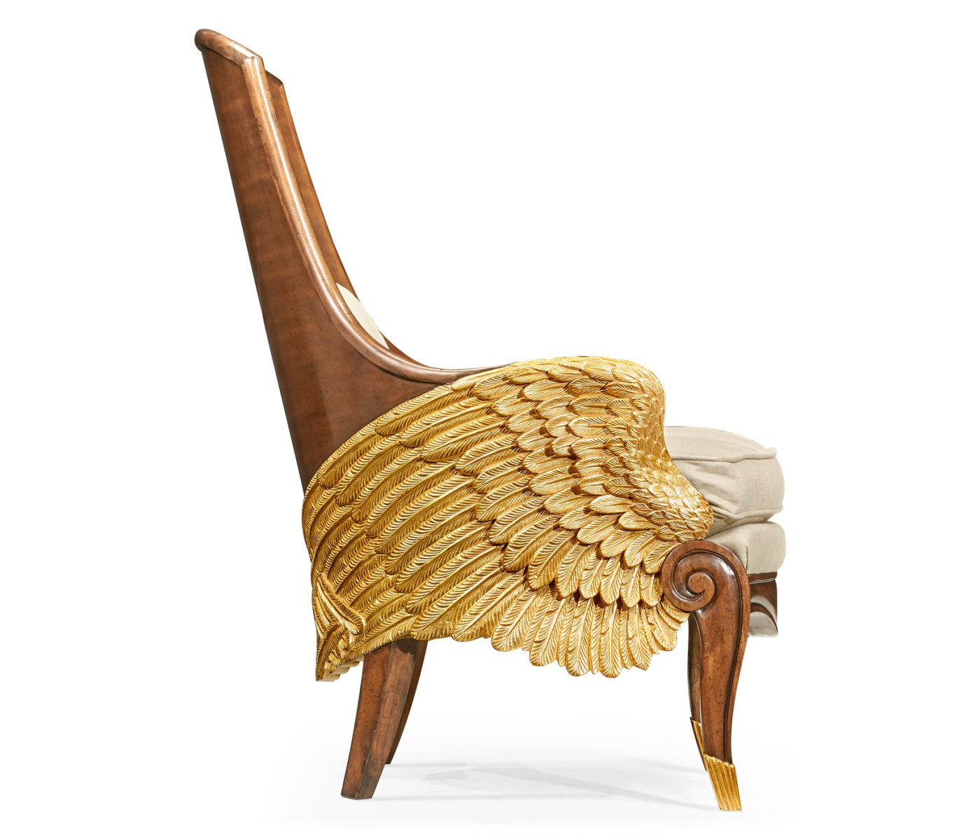 Empire Style Winged Chair