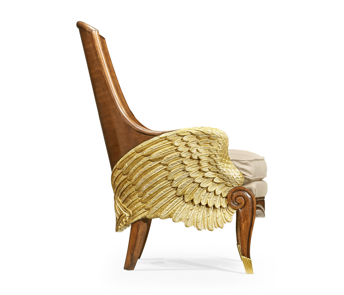 Empire Style Winged Chair