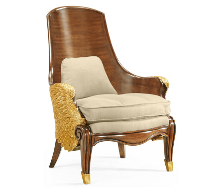 Empire Style Winged Chair
