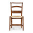 Rustic Walnut Church Dining Side Chair