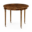 Mahogany Flip-Top Demilune Breakfast Table