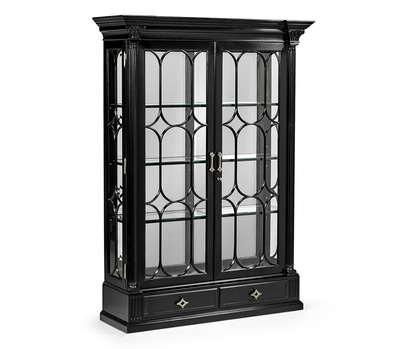 Madison Corinthian Column Display Cabinet