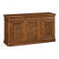 Walnut sideboard with lattice doors