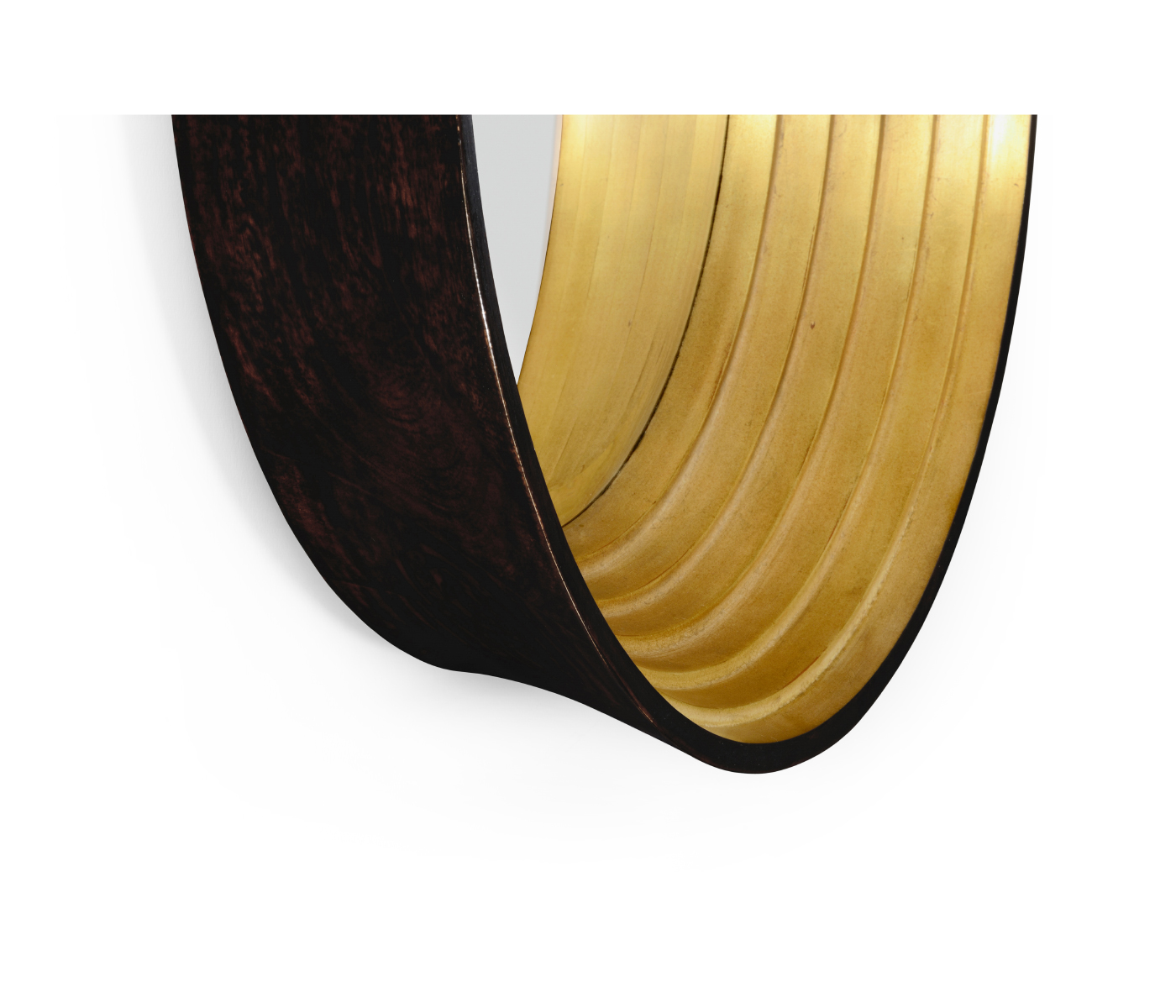 Contemporary Circular Recessed Mirror