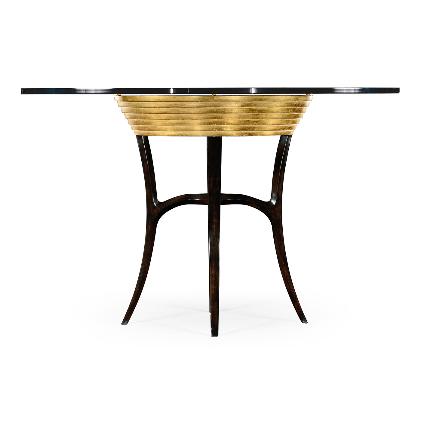 Stepped Gilded Circular Dining Table 48