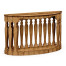 Moorish demilune console (Masur birch light)