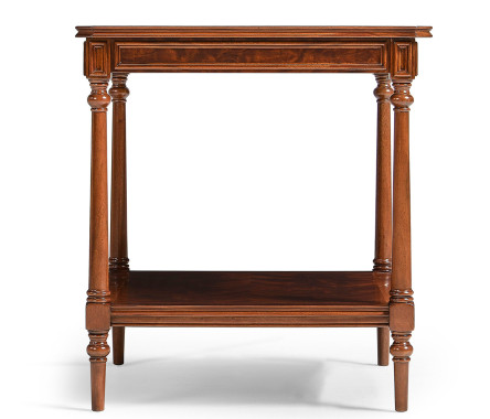 Victorian style walnut coffee table LDS Grand JunctionTemple