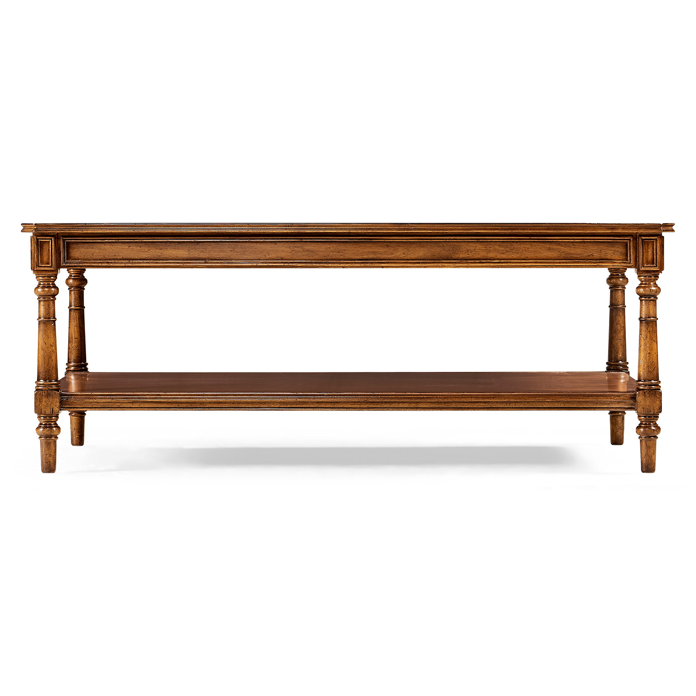 Victorian style walnut coffee table