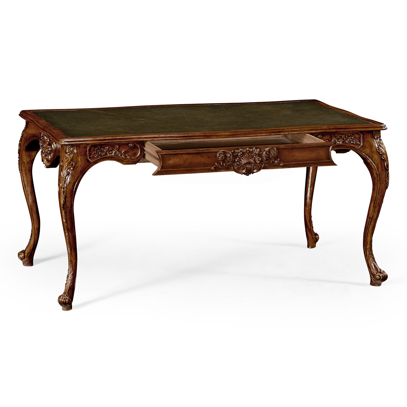 Mahogany Rococo Bureau Plat