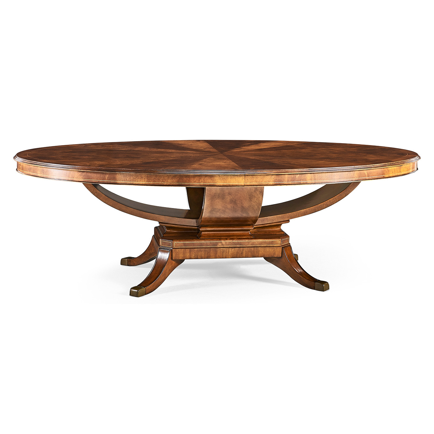 Biedermeier Style Oval Dining Table 96