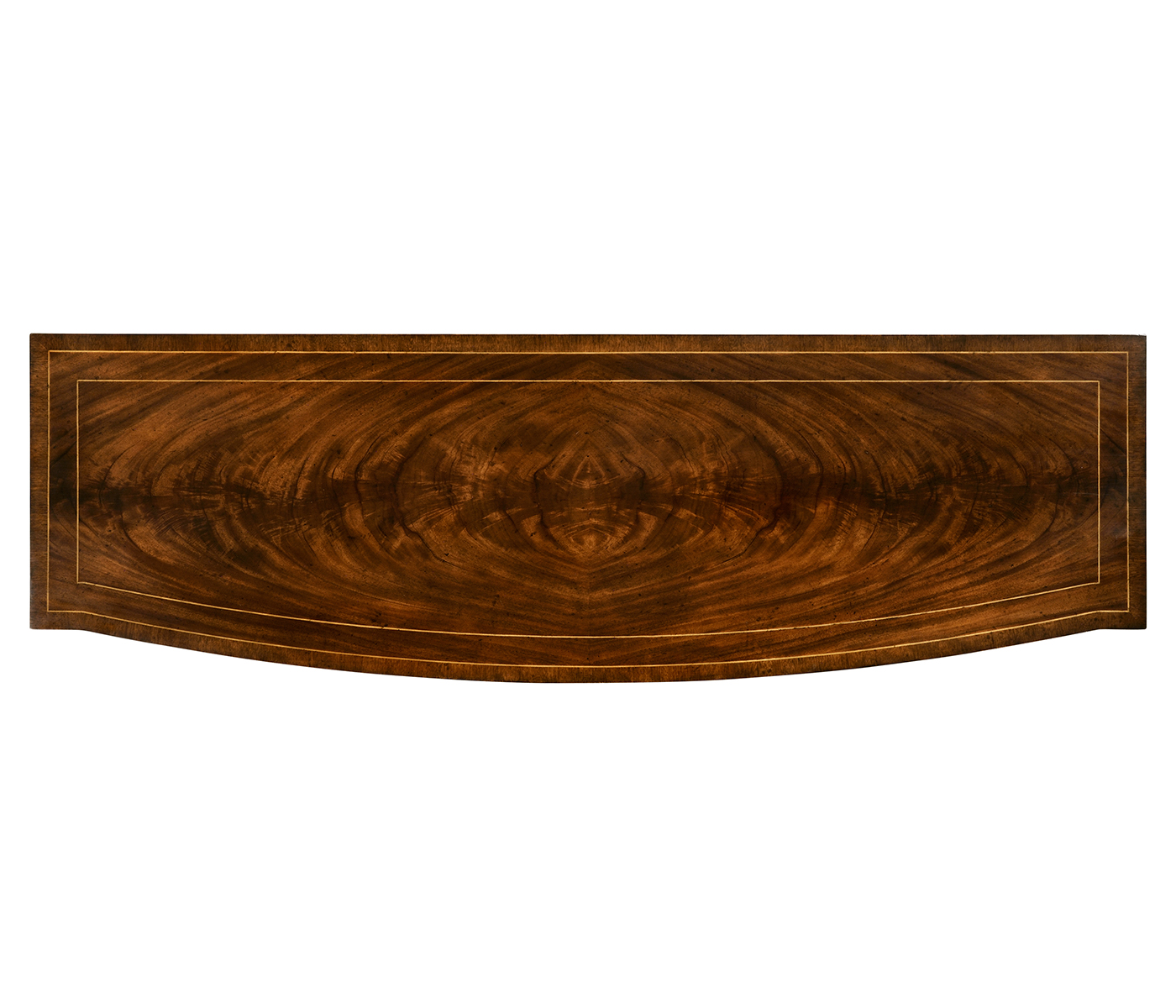 Regency Mahogany Bow Front Sideboard