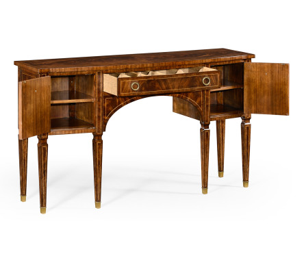 Regency Mahogany Bow Front Sideboard