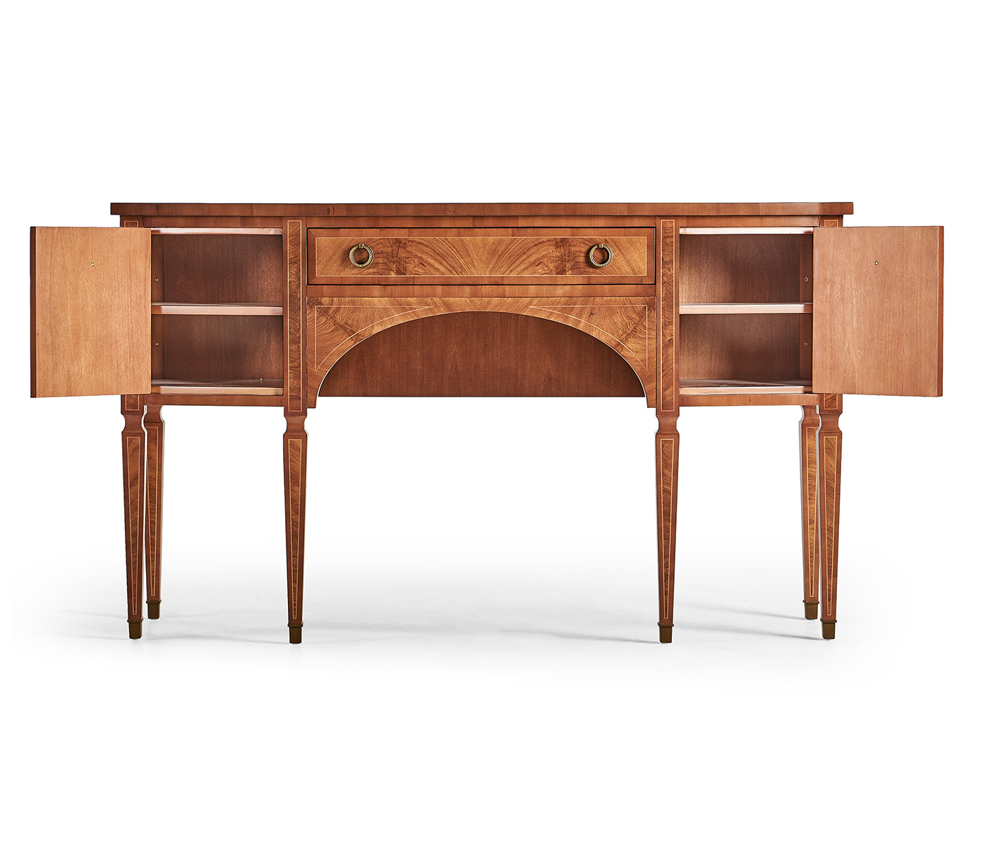 Regency Bow Front Sideboard