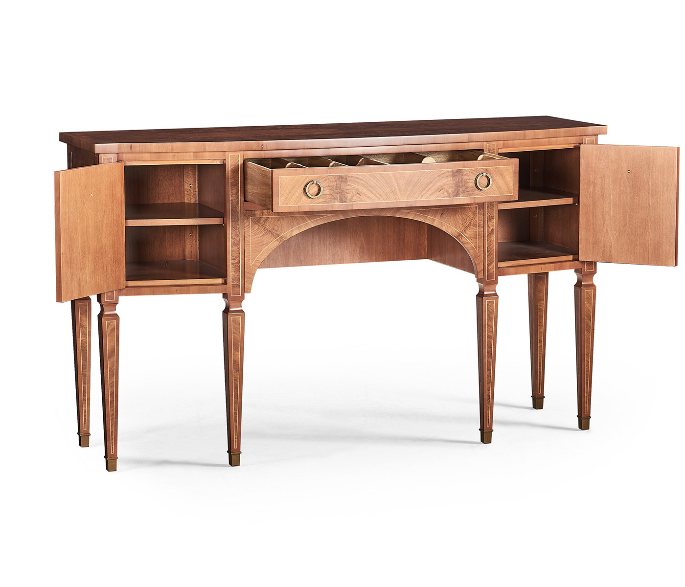 Regency Bow Front Sideboard