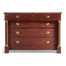 Mahogany biedermeier low chest for LDS project