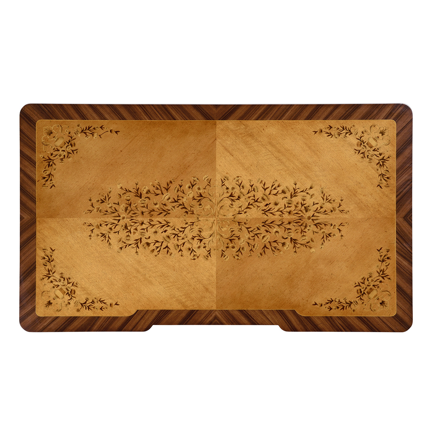 Rosewood and satinwood dressing table