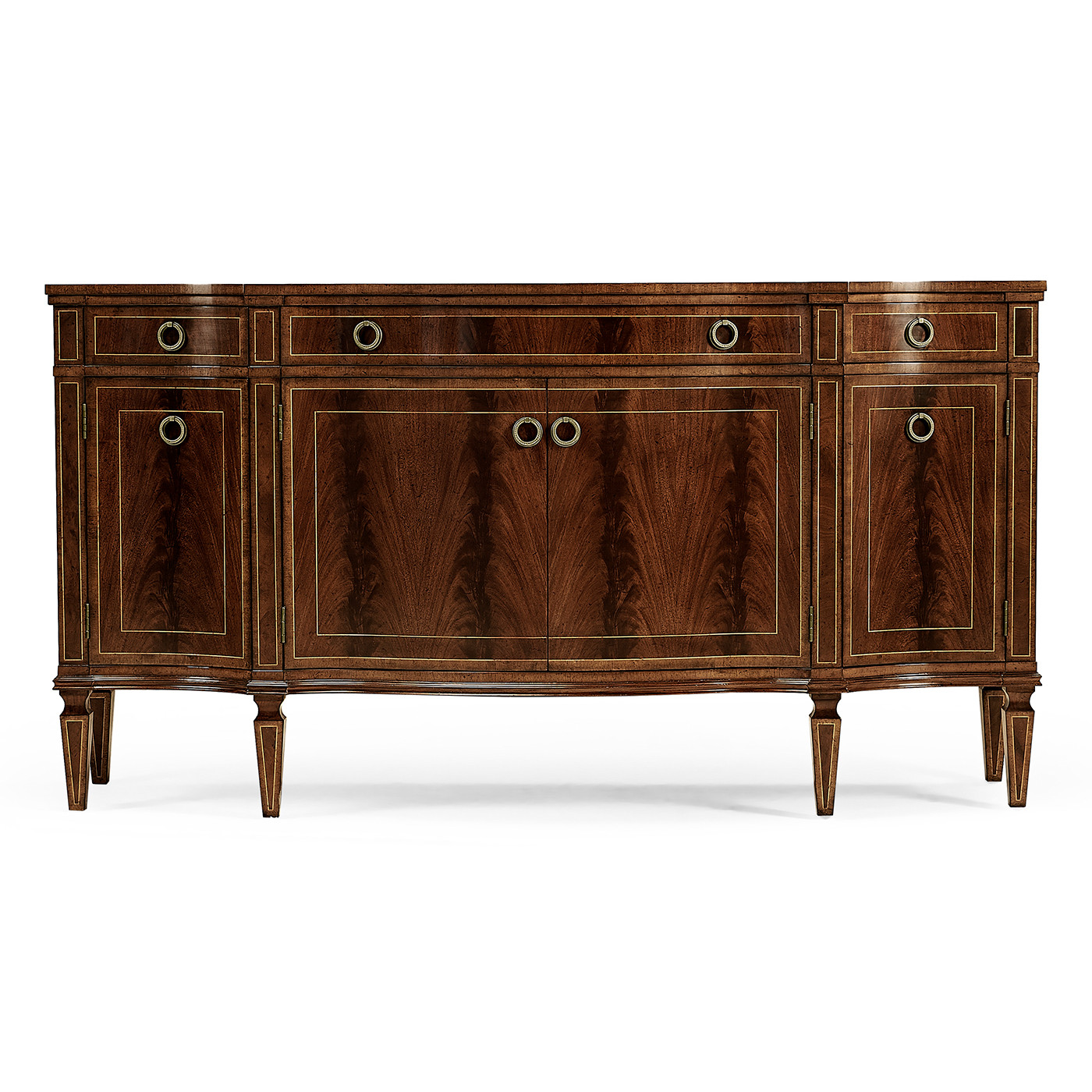 Buckingham Serpentine Mahogany Sideboard