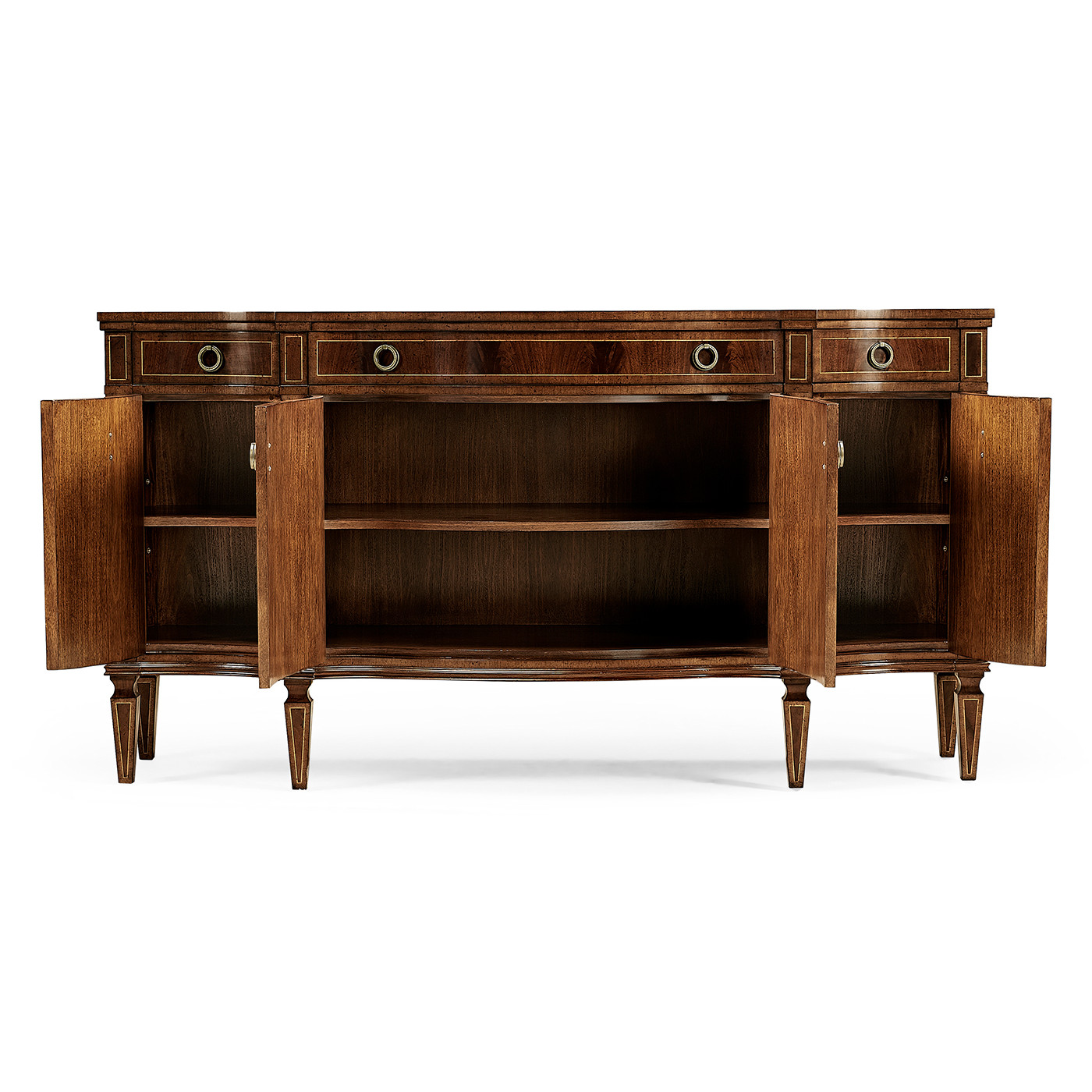 Buckingham Serpentine Mahogany Sideboard