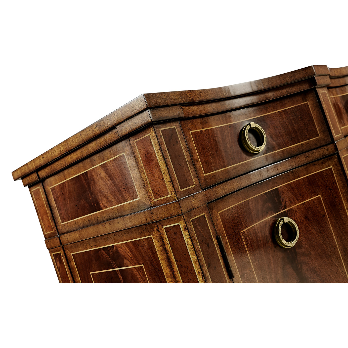 Buckingham Serpentine Mahogany Sideboard