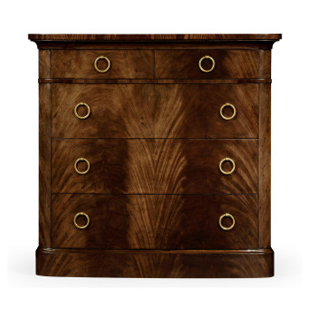 Early Victorian style mahogany chest of drawers