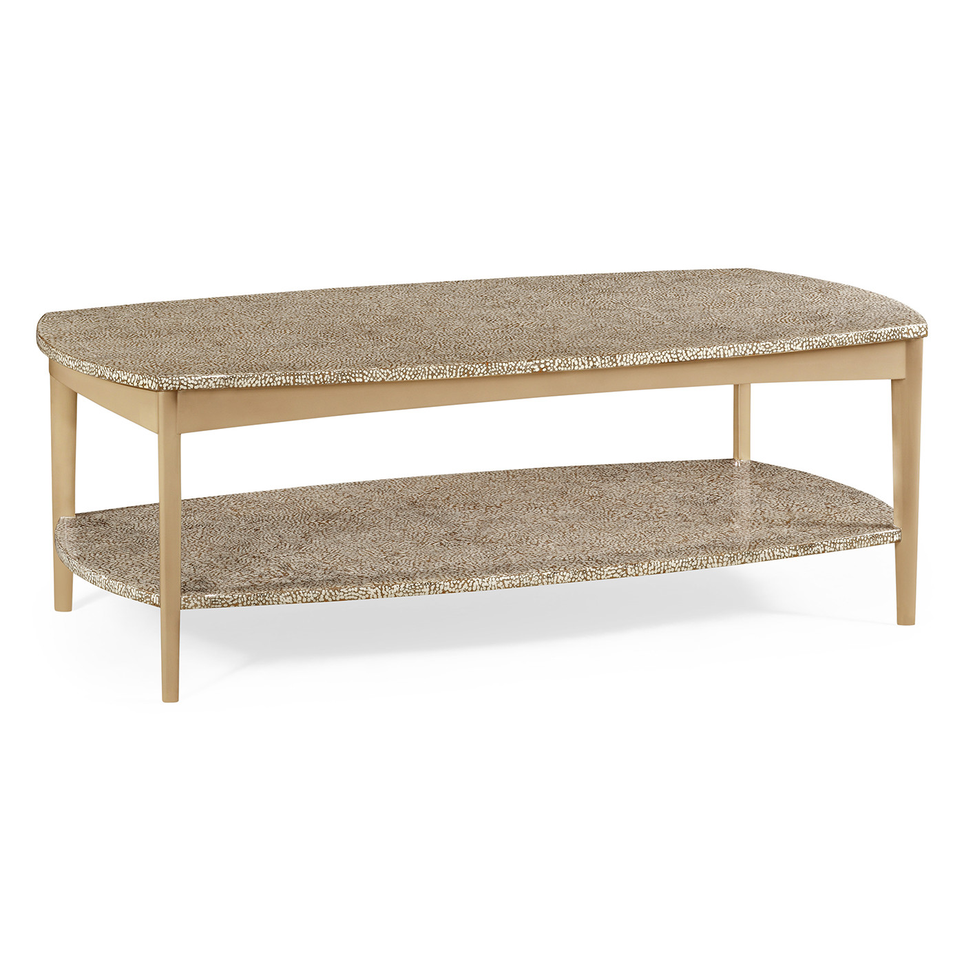 Pastel Snakeskin rectangular coffee table