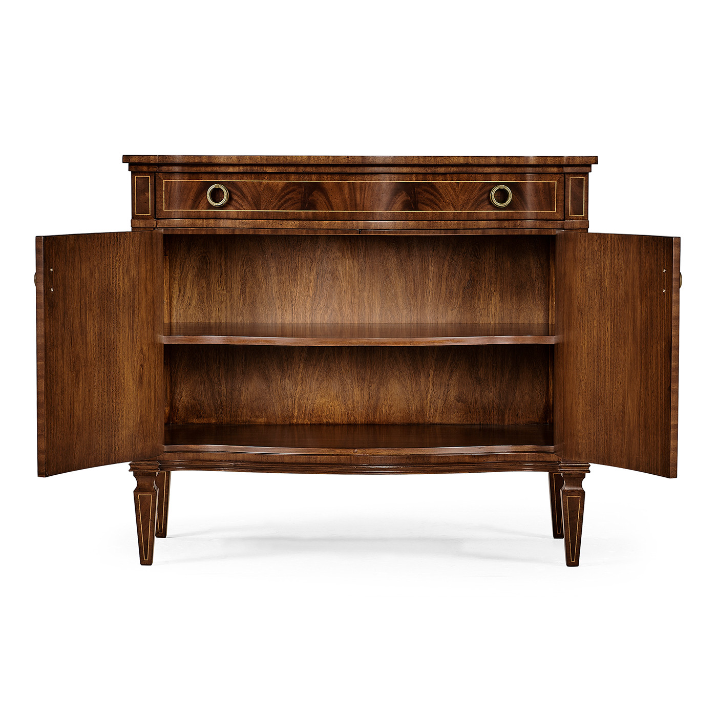 Bowfront Mahogany Cabinet