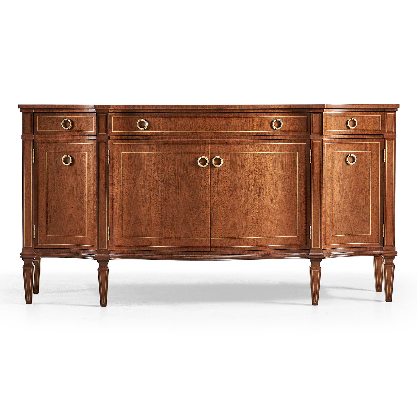 Bowfront Mahogany Cabinet