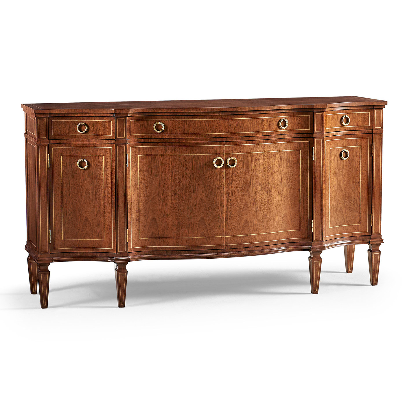 Bowfront Mahogany Cabinet