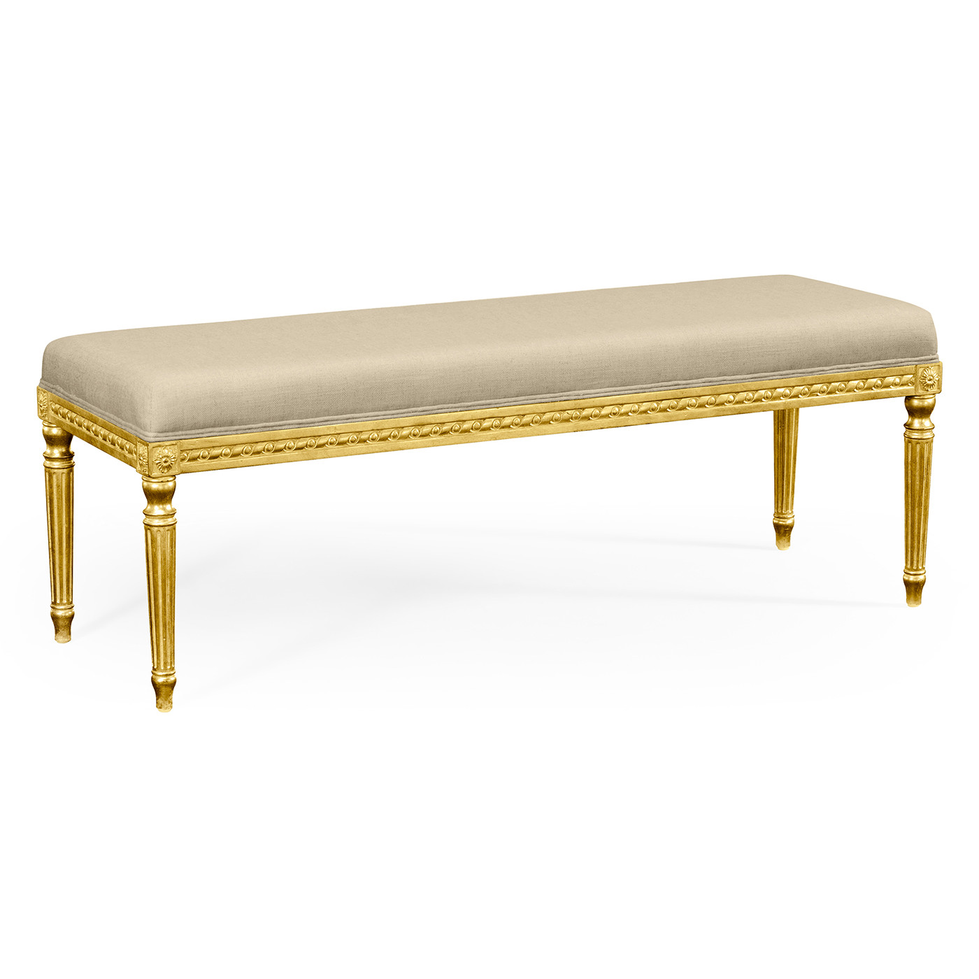 Louis XV style bench (Gold leaf/COM)