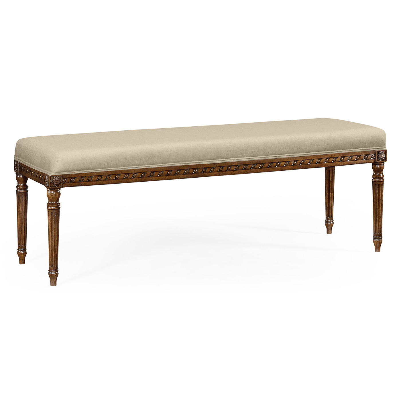 Louis XV style bench (Walnut/COM)