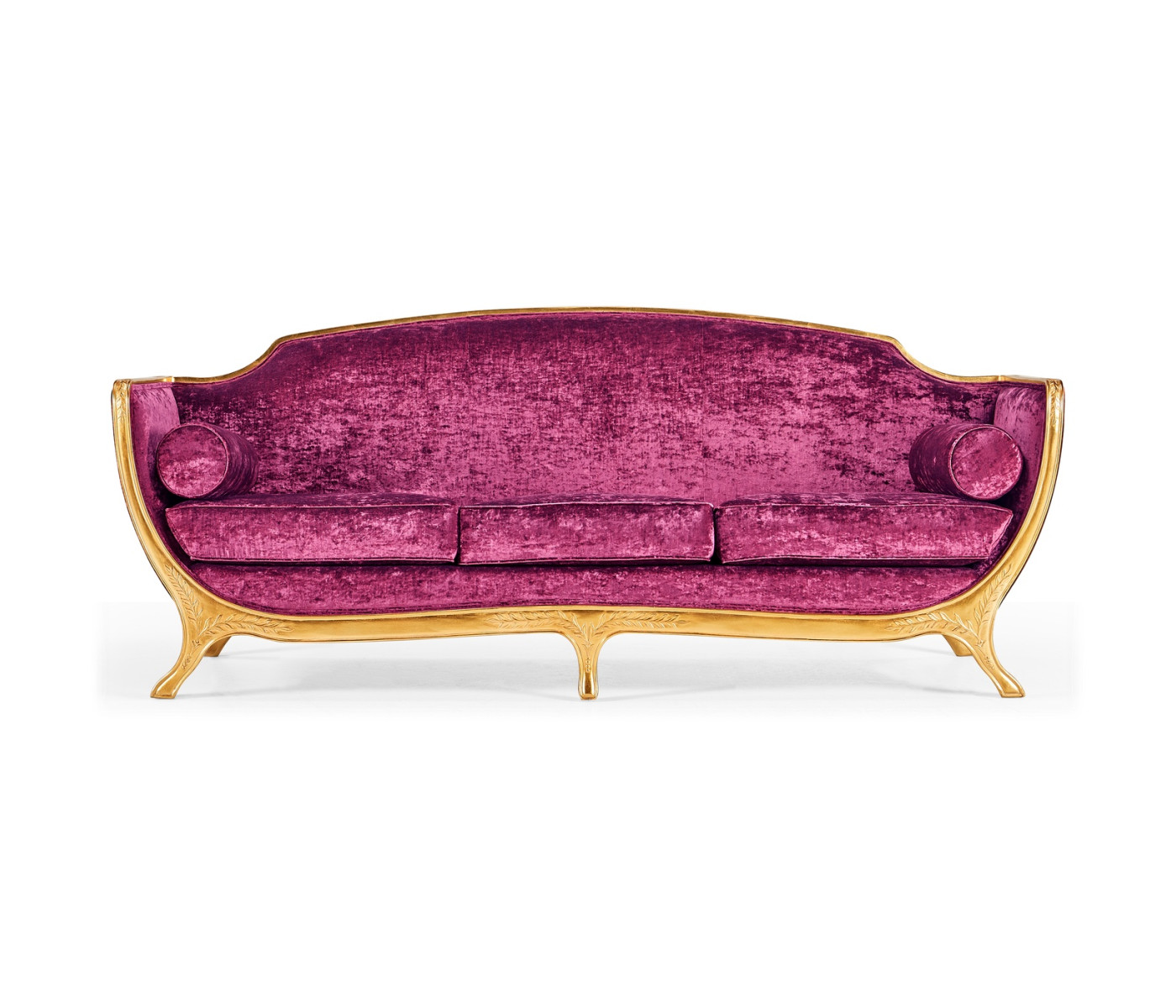 Empire Style Sofa with Gold Leaf