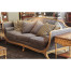 Empire Style Sofa with Silver Leaf