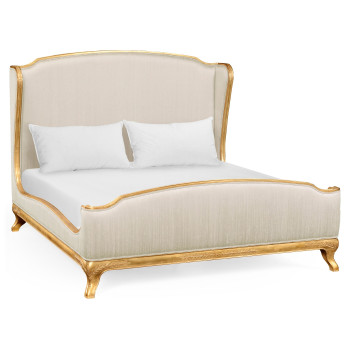 Louis XV Gilded Cali King Bed