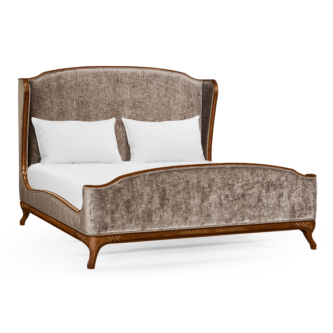 Louis XV Mahogany Cali King Bed