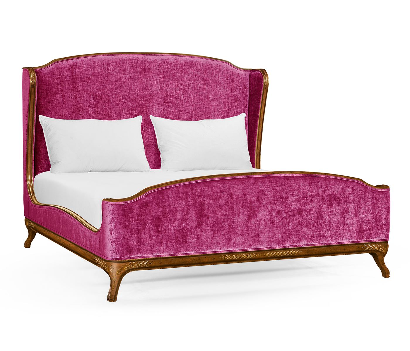 Louis XV Mahogany Cali King Bed