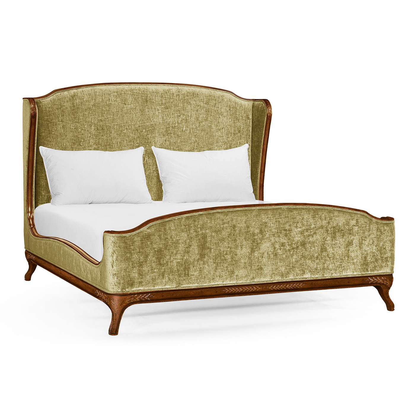 Louis XV Mahogany Cali King Bed